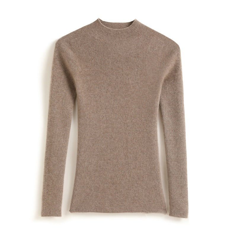 A Women's Base Layer with A Pullover Knitted Sweater for Slimming and Shaping 096
