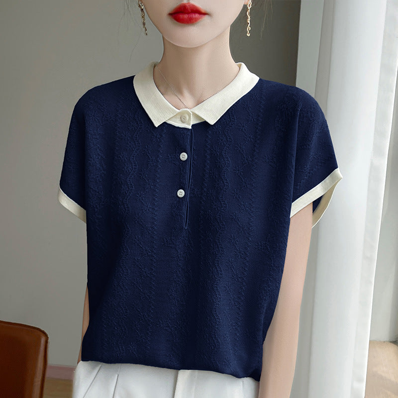 New Versatile Short-sleeved Comfortable and Lightweight T-shirt for Women 102