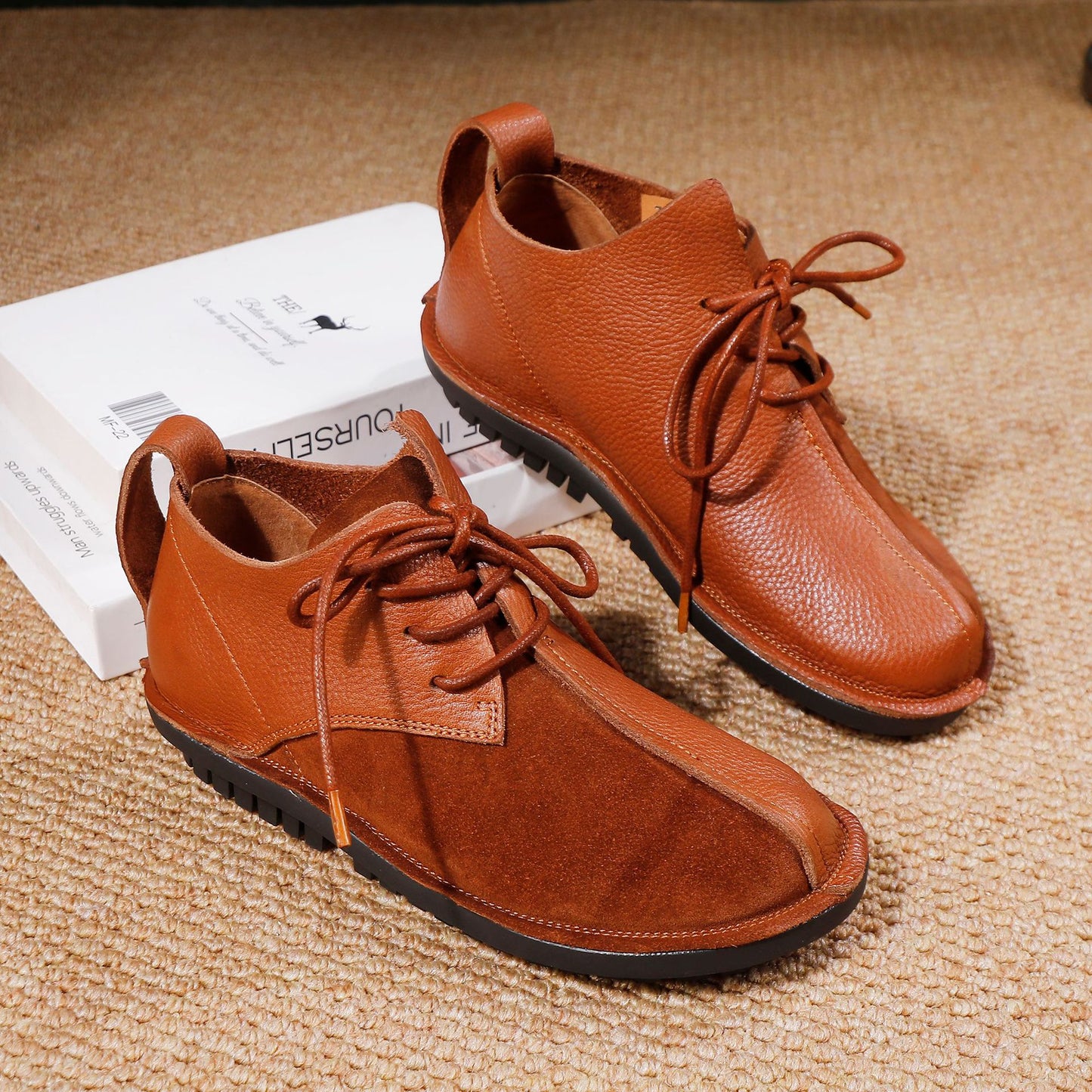 New Leather Comfortable Women's Shoes with Top Leather and Soft Soles 012