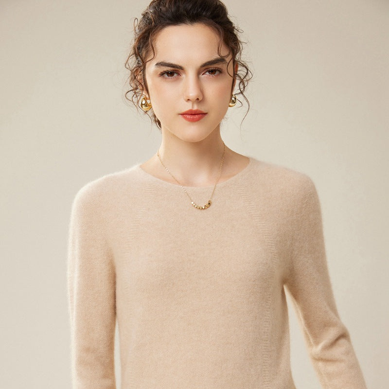 New simple and elegant commuter knitted sweater 094