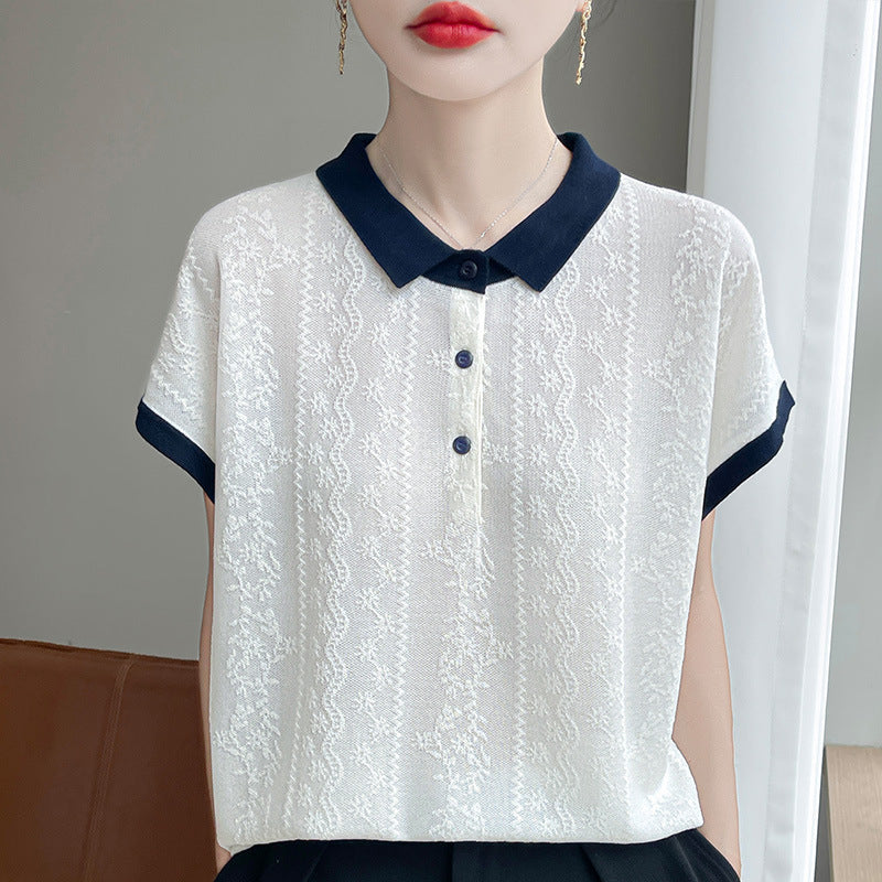 New Versatile Short-sleeved Comfortable and Lightweight T-shirt for Women 102